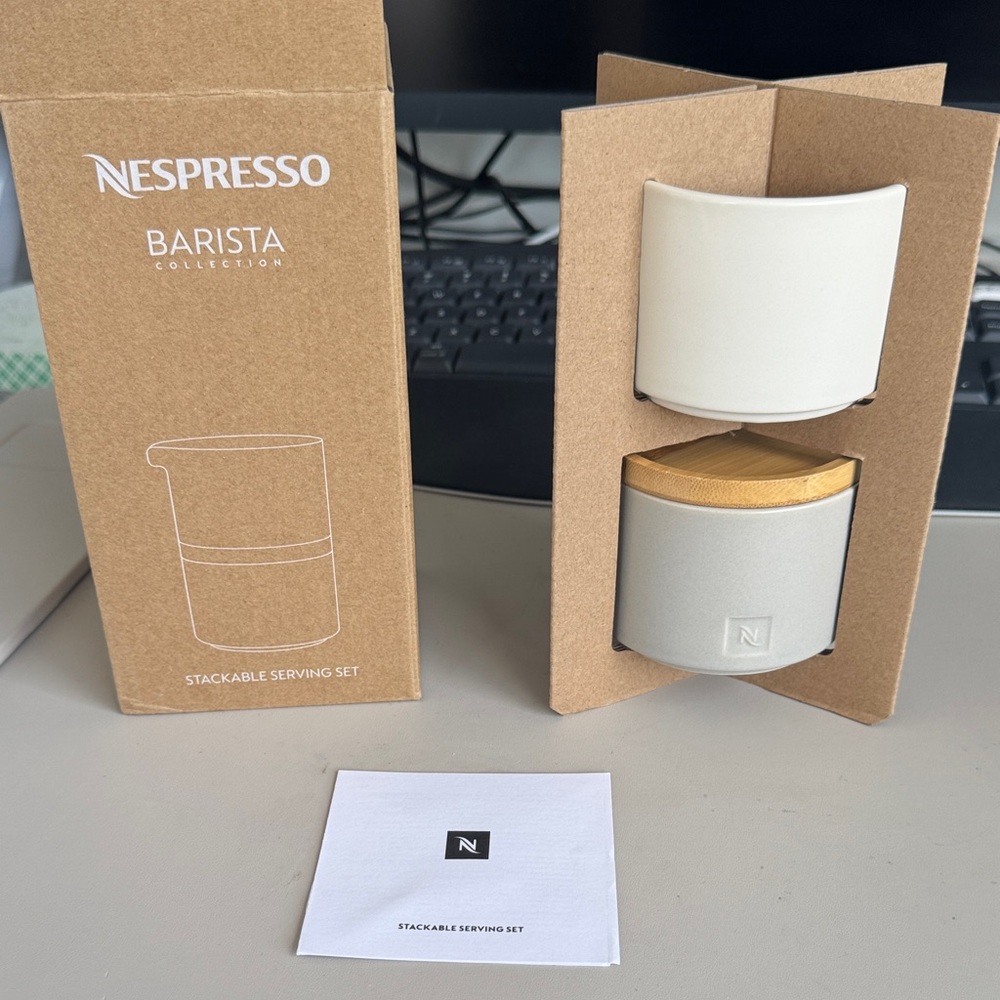 Nespresso Barista Collection Stackable Serving Set